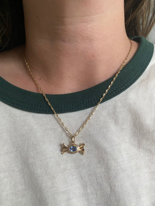 14K Triple Bezel Candy Charm