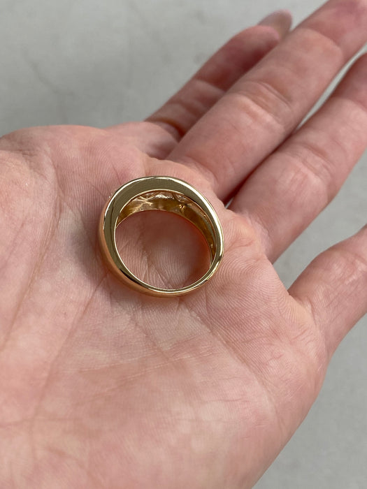 14K Gold 1.4 Carat Heart Lab Diamond Ring Size 7