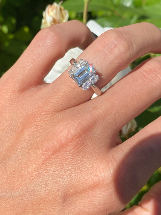 Vintage Platinum 900 Natural Diamond Ring – 2.14 TCW