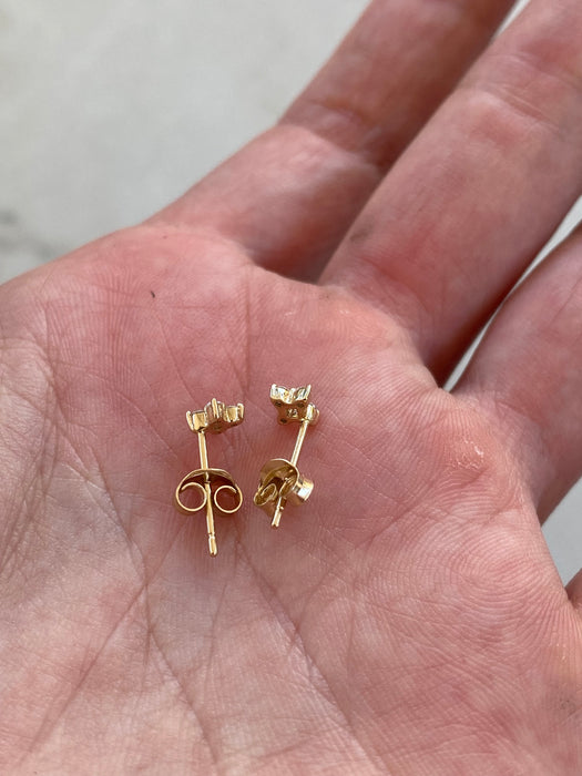 14K Lab Diamond Stud Earrings