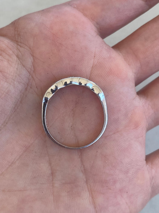 Vintage Platinum 850 Diamond Ring