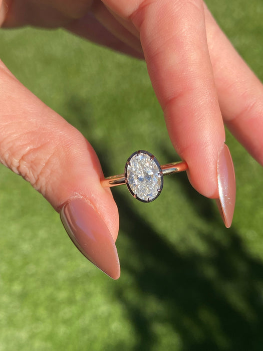 14k 1.6 carat lab Diamond ring size 6