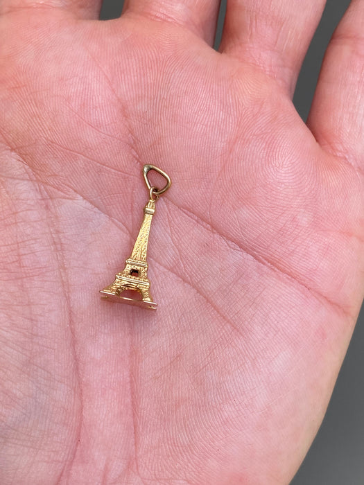 14k Eiffel Tower charm