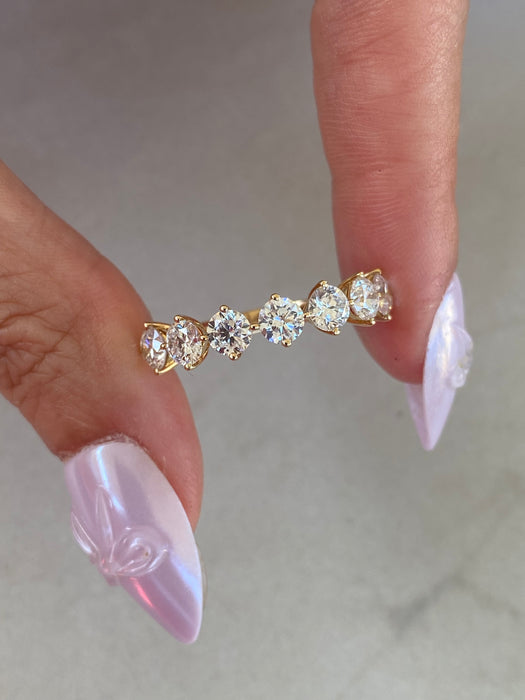 14K Gold 1.70 Carat Round Lab Diamond Ring