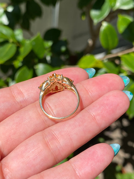 10k citrine ring size 7.25