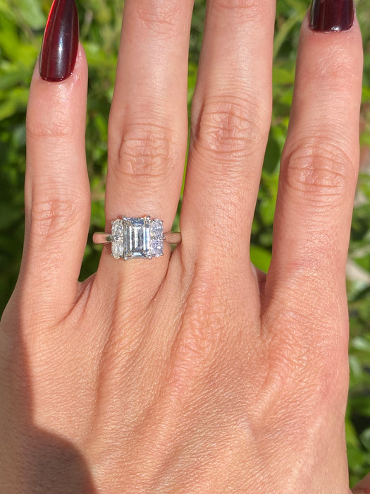 Vintage Platinum 900 Natural Diamond Ring – 2.14 TCW