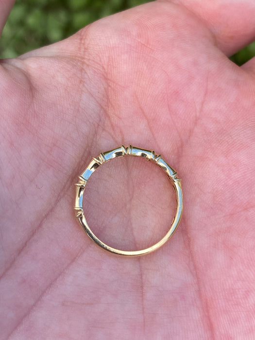 14k bamboo ring