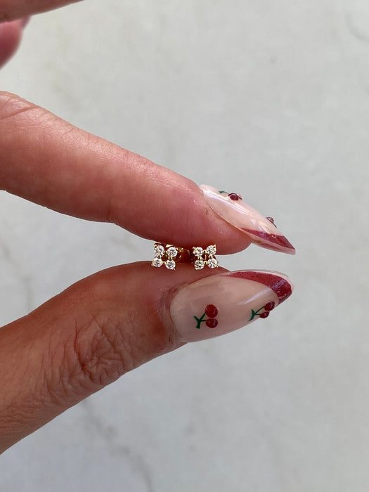 14K Lab Diamond Stud Earrings