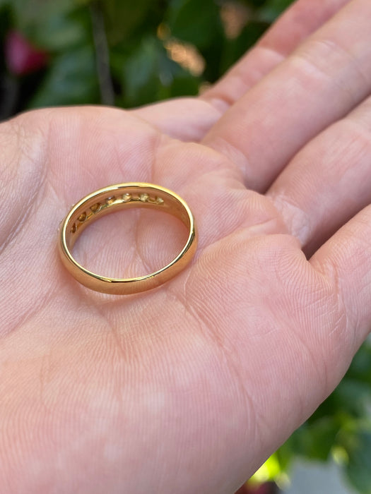 18k / platinum diamond ring size 7