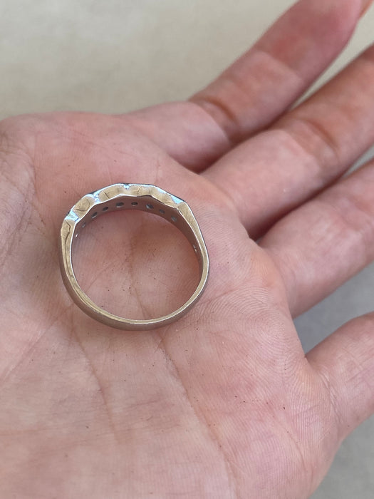 Vintage Platinum 850 Diamond Ring