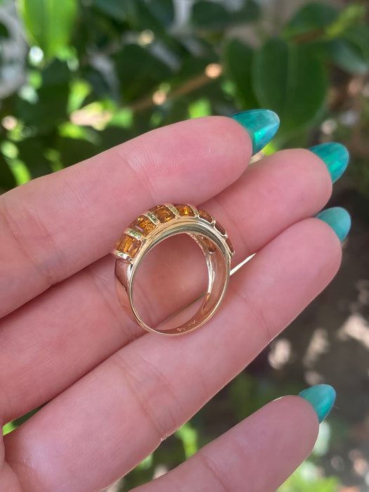 14k citrine ring size 6.75