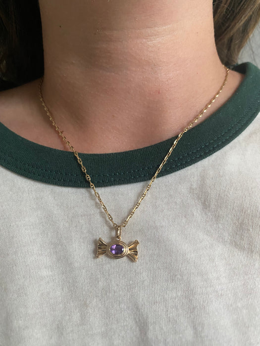 14K Triple Bezel Candy Charm