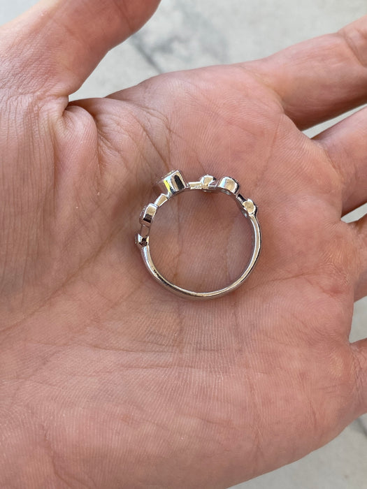 Vintage Platinum 900 Natural Diamond Constellation Ring – 0.97 TCW