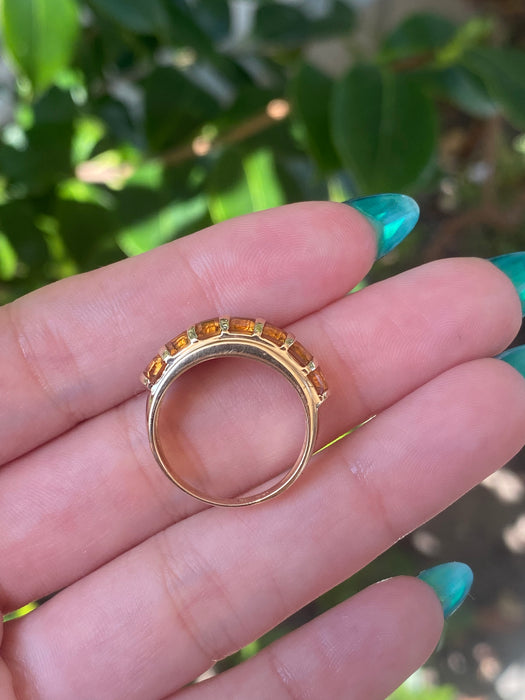 14k citrine ring size 6.75