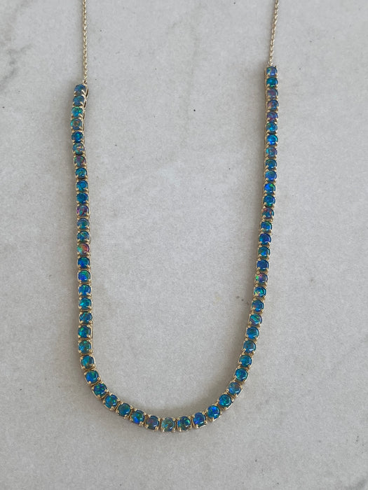 14K 7 Carat Australian Opal Necklace