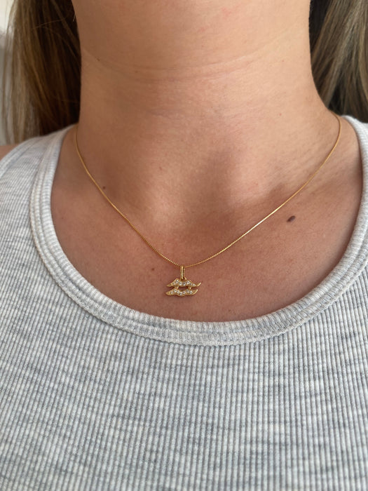 Vintage 18K Box Chain