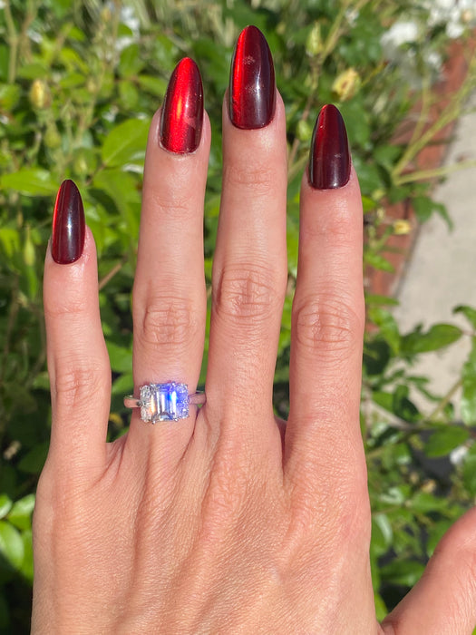 Vintage Platinum 900 Natural Diamond Ring – 2.14 TCW