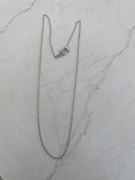 Vintage Platinum 850 Mini Biker Link Adjustable Chain 17”