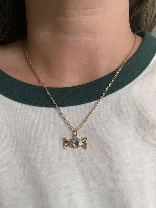 14K Triple Bezel Candy Charm