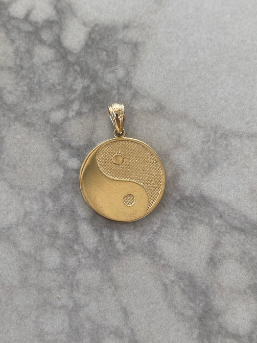 14K Gold Yin Yang Charm