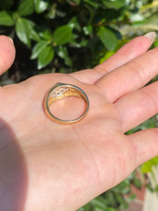 14k diamond ring size 6.75