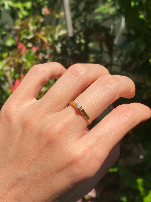 14k diamond ring size 5