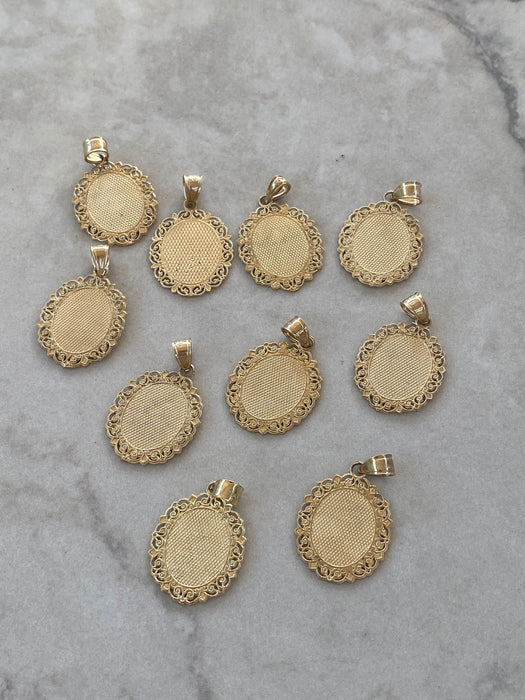 14K Gold Zodiac Charm