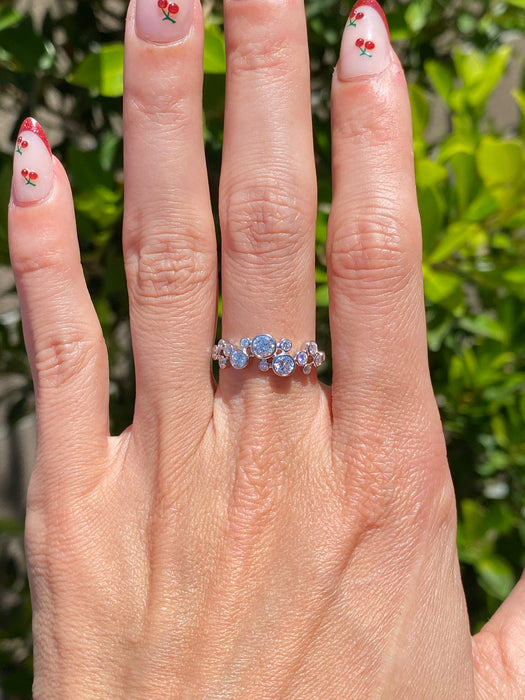 Vintage Platinum 950 Natural Diamond Bezel-Set Ring | 0.78 CTW | Size 6.25