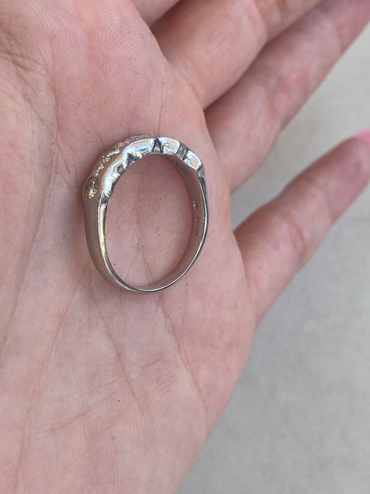 Vintage Platinum 850 Diamond Ring
