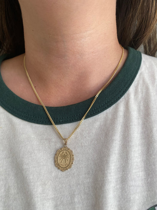 14K Gold Zodiac Charm