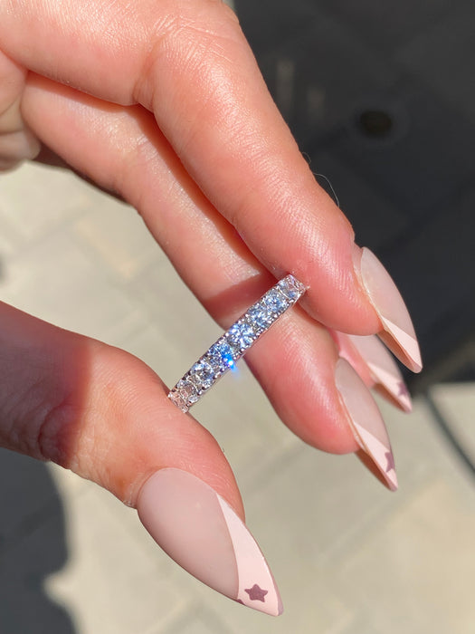14K White Gold 1.1 Carat Lab Diamond Ring