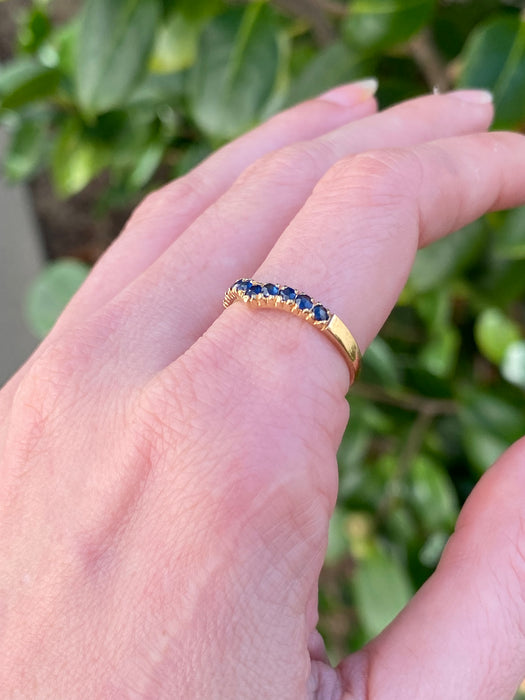 14k v blue spinel ring size 6