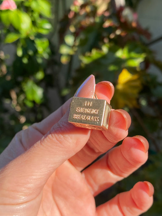 14k mad money dollar charm
