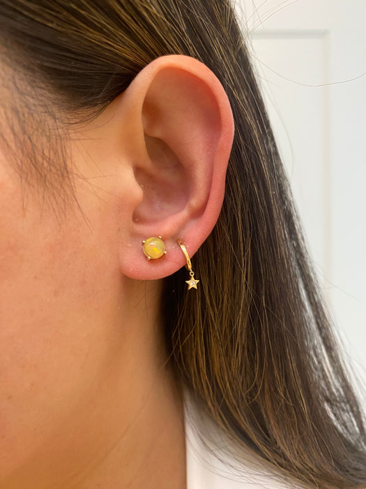 14k opal stud earrings by effy
