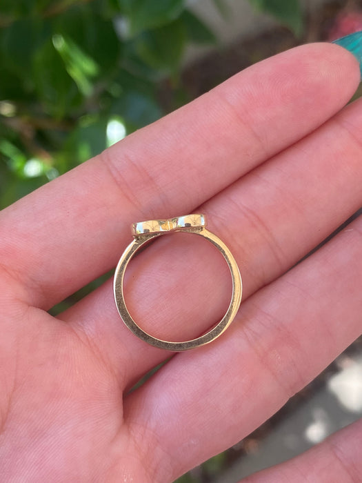 14k Aries zodiac ring size 6