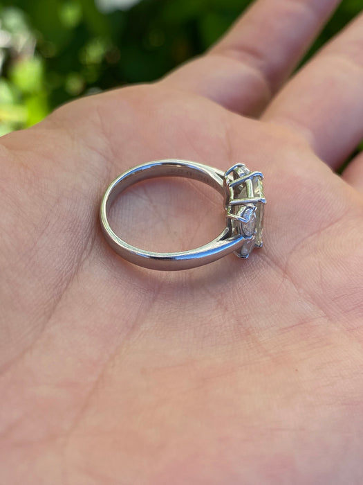 Vintage Platinum 900 Natural Diamond Ring – 2.14 TCW