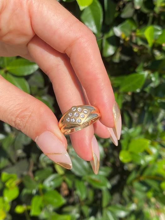 14k diamond ring size 6.75