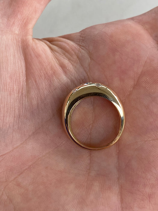 14K Gold 1.4 TCW Lab Diamond Ring Size 7