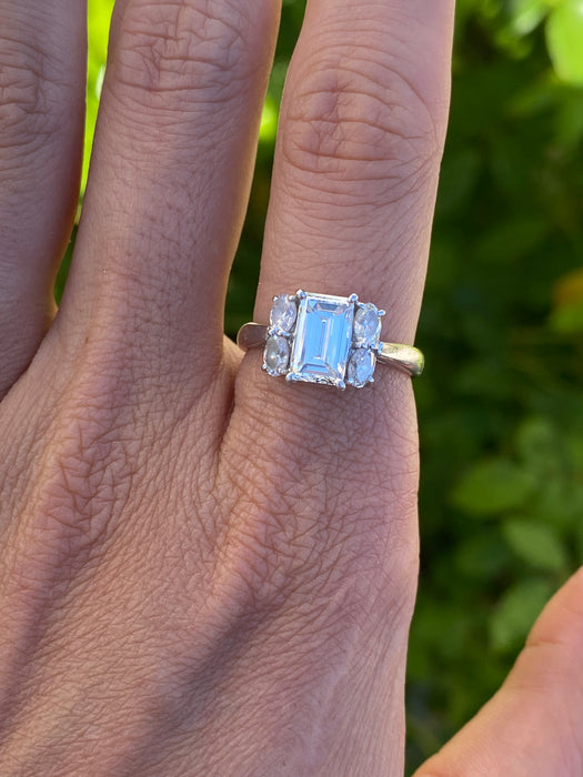 Vintage Platinum 900 Natural Diamond Ring – 2.14 TCW