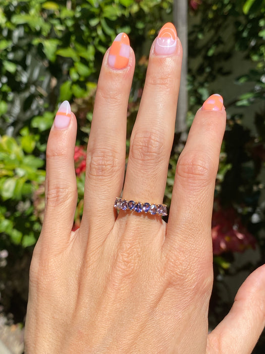 14k pear iolite ring size 6.5