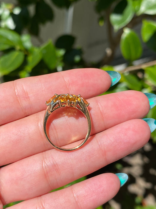 10k citrine ring size 7.25