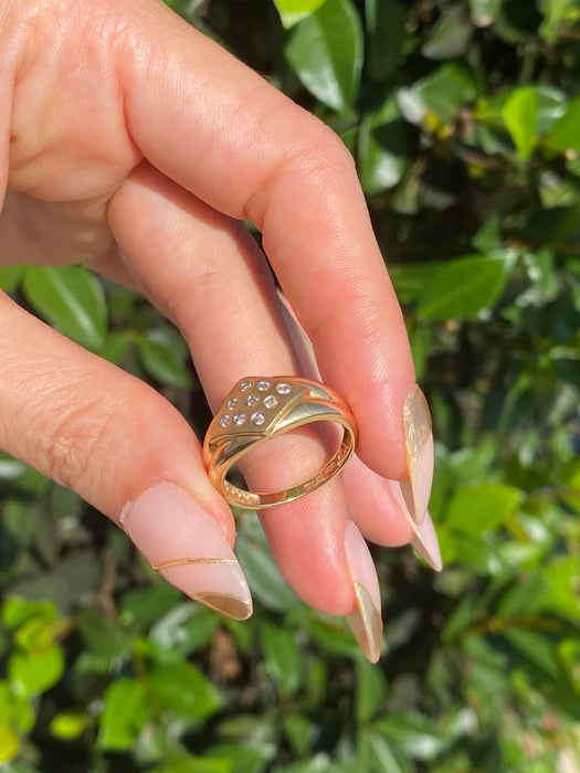 14k diamond ring size 6.75