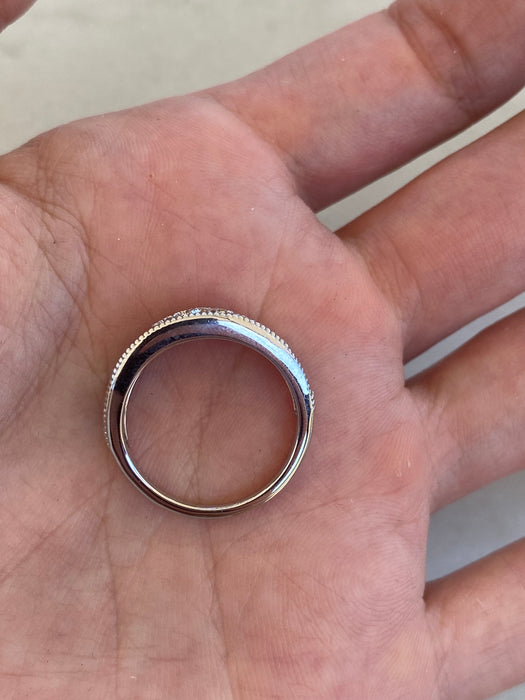 Vintage Platinum 900 Diamond Cloud Ring