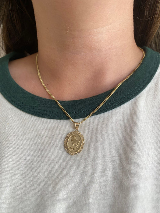 14K Gold Zodiac Charm