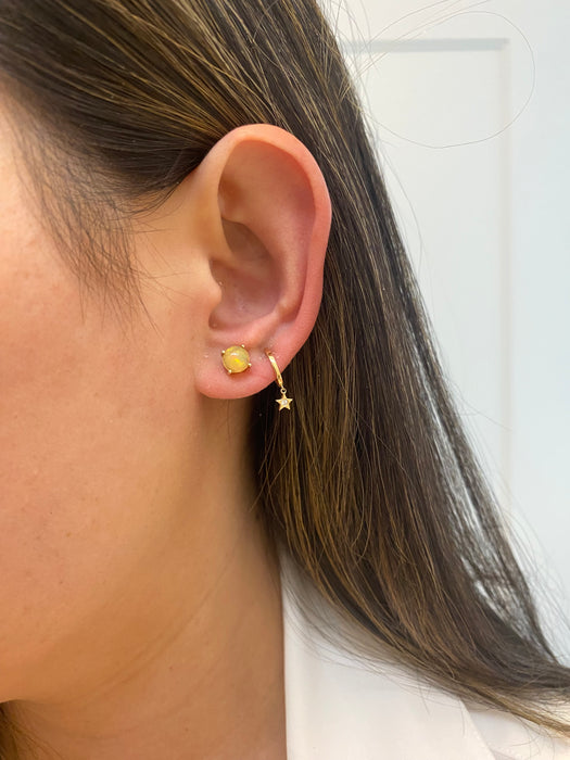 14k opal stud earrings by effy