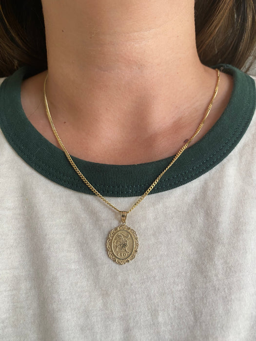 14K Gold Zodiac Charm