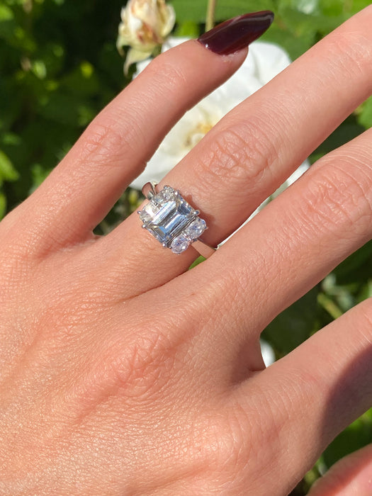 Vintage Platinum 900 Natural Diamond Ring – 2.14 TCW
