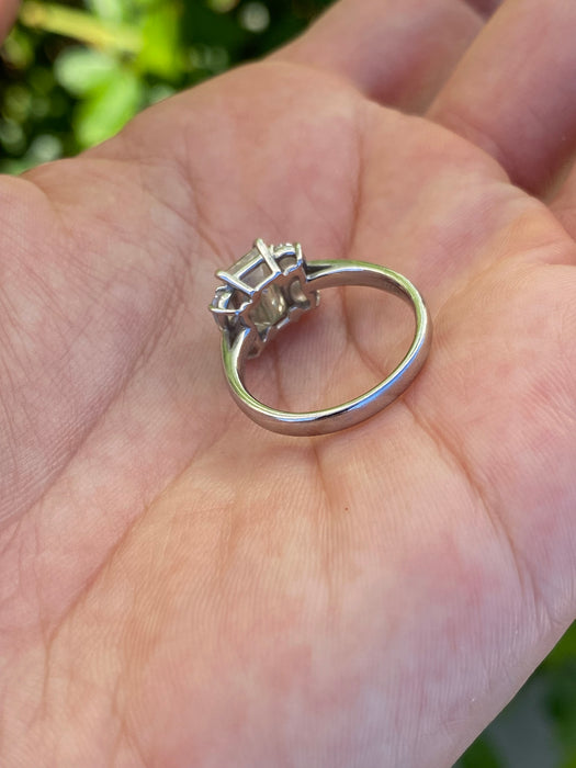 Vintage Platinum 900 Natural Diamond Ring – 2.14 TCW