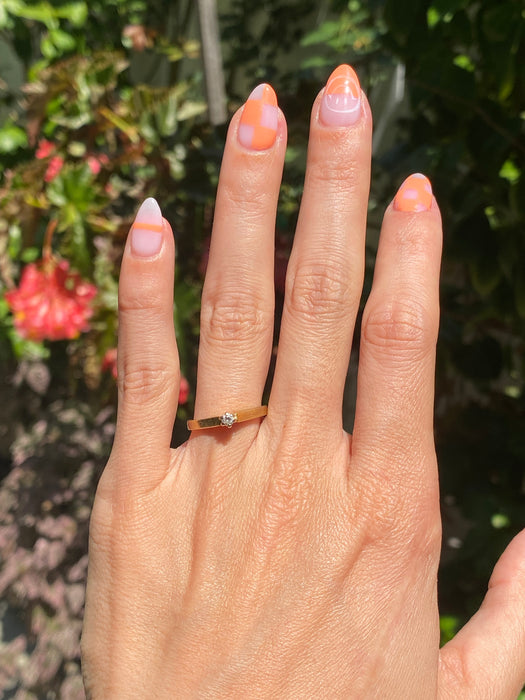 14k diamond ring size 5