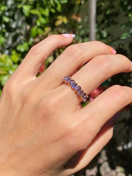 14k pear iolite ring size 6.5